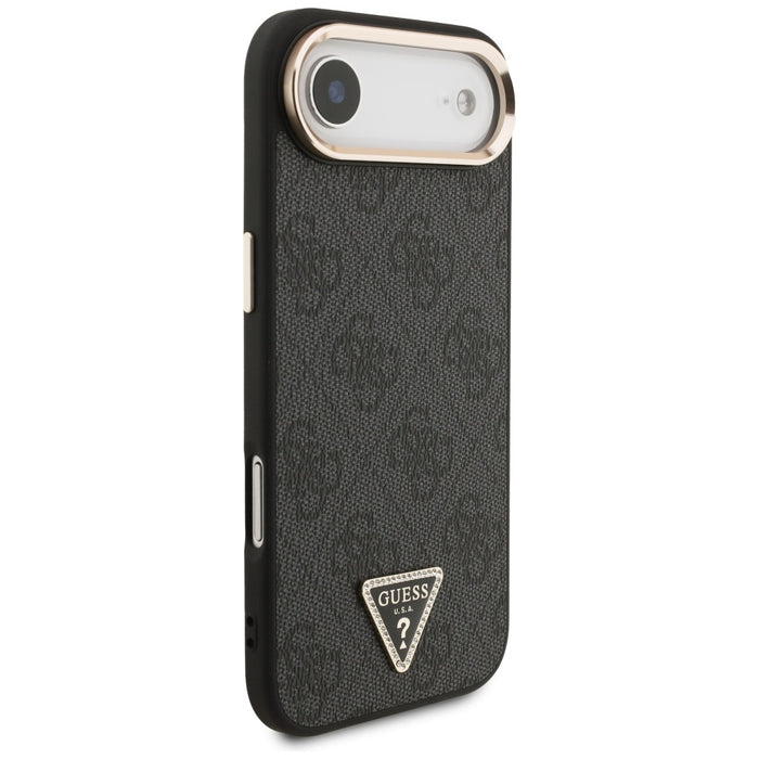 Guess 4G Triangle Logo MagSafe case for iPhone Air - black and gold