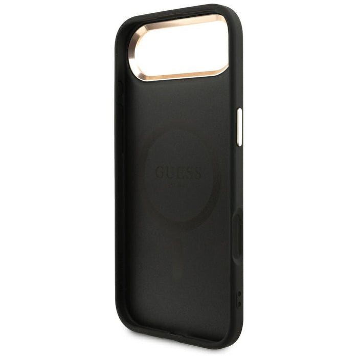 Guess 4G Triangle Logo MagSafe case for iPhone Air - black and gold