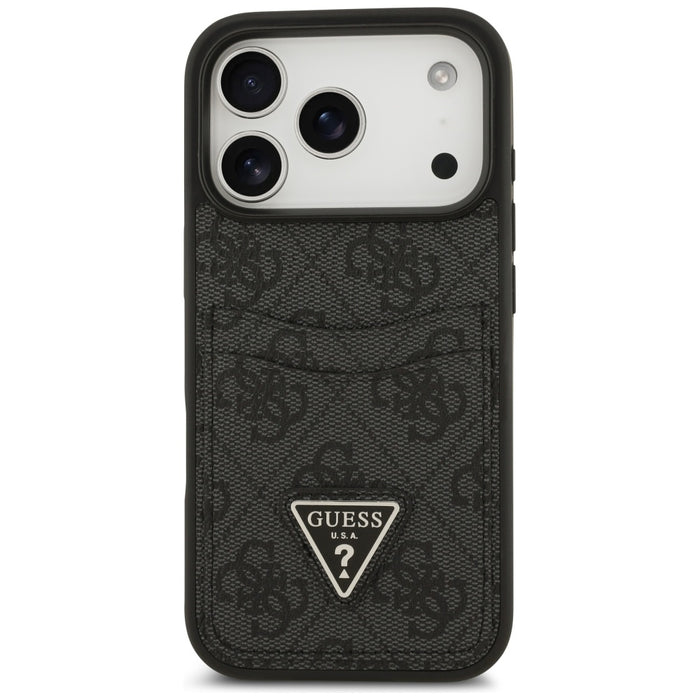Guess 4G nauble Card Triangle case for iPhone 17 Pro - black