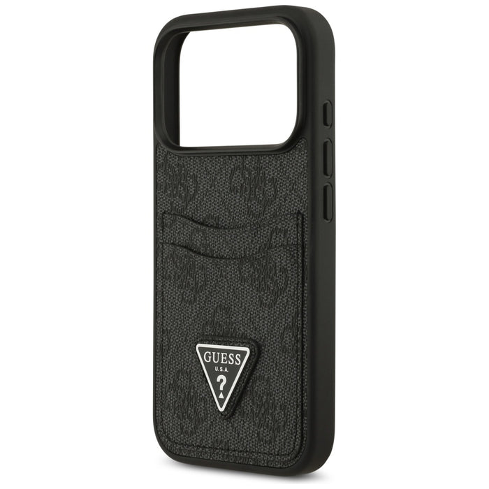 Guess 4G nauble Card Triangle case for iPhone 17 Pro - black