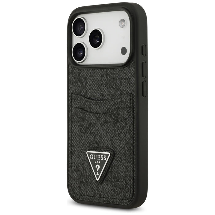 Guess 4G nauble Card Triangle case for iPhone 17 Pro - black