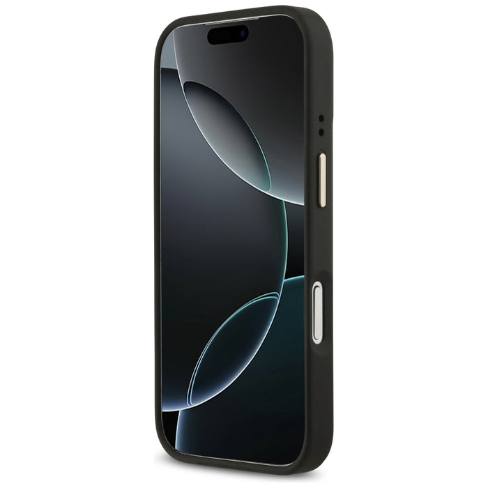 Guess 4G Logo Plate MagSafe Case for iPhone 17 Pro - Black