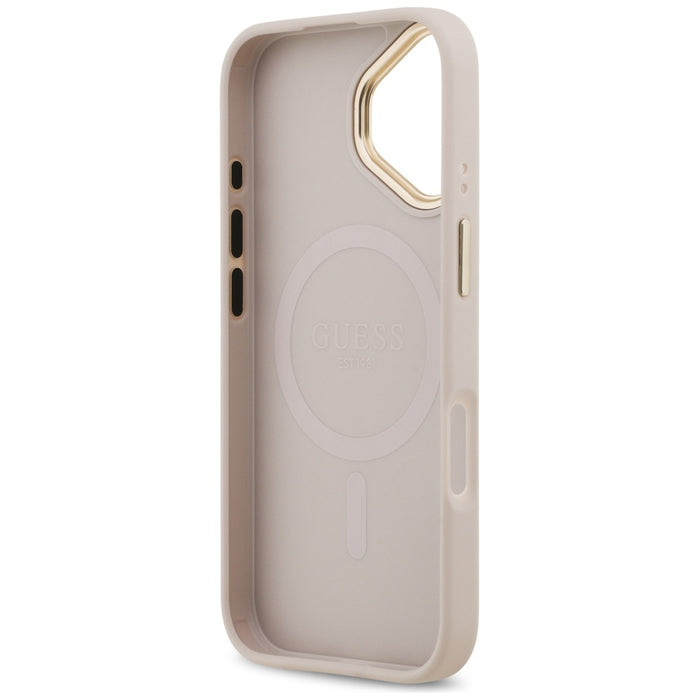 Guess 4G Stripe MagSafe Case for iPhone 17 - Pink