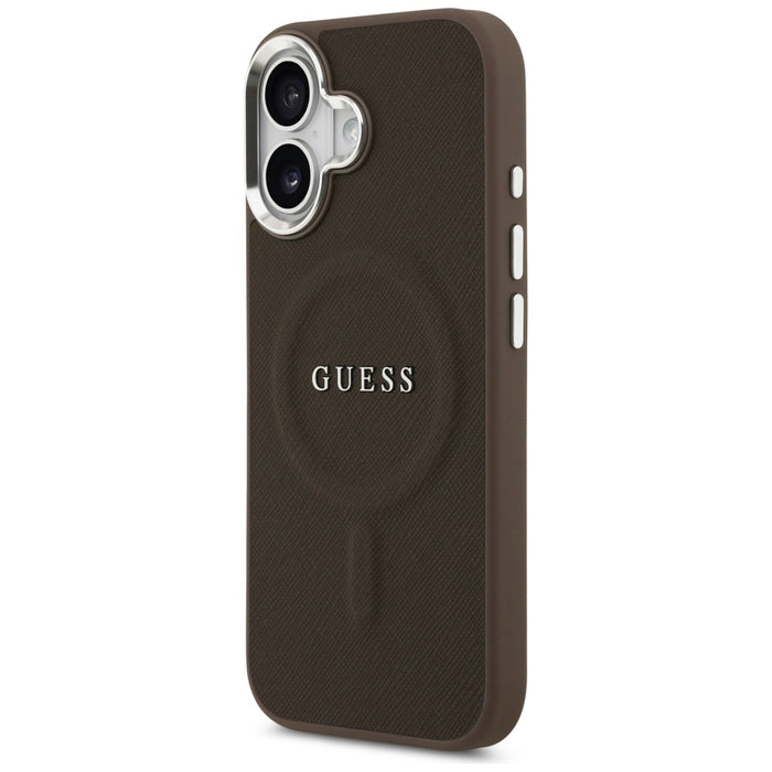 Guess Classic Logo MagSafe Case for iPhone 17 - Brown