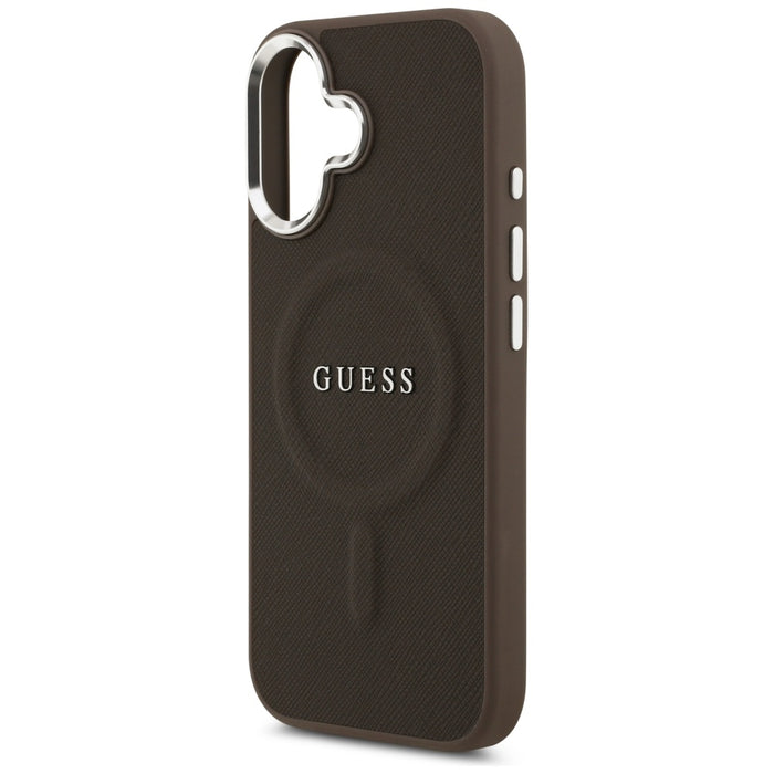 Guess Classic Logo MagSafe Case for iPhone 17 - Brown