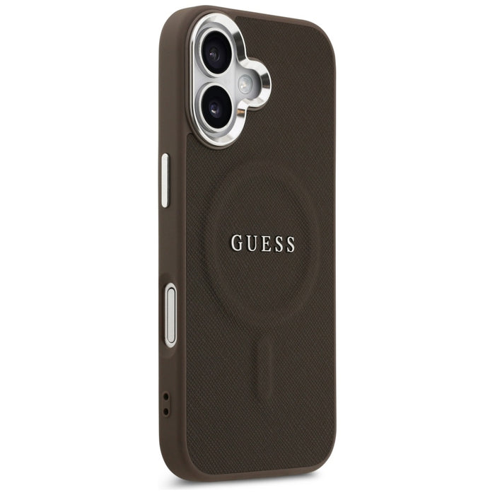 Guess Classic Logo MagSafe Case for iPhone 17 - Brown