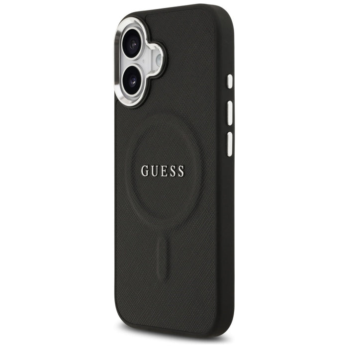 Guess Classic Logo MagSafe Case for iPhone 17 - Black