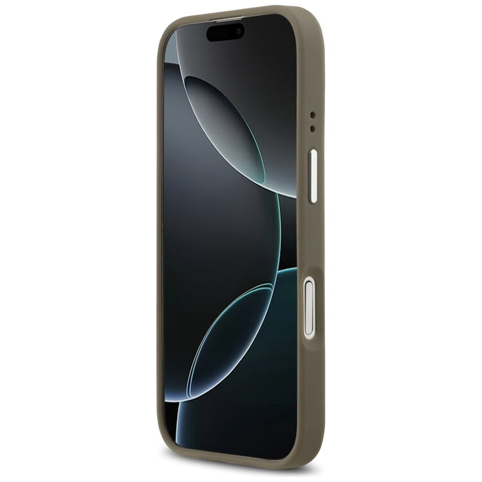 Guess Grained Big 4G Classic Logo iPhone 17 Case - Brown
