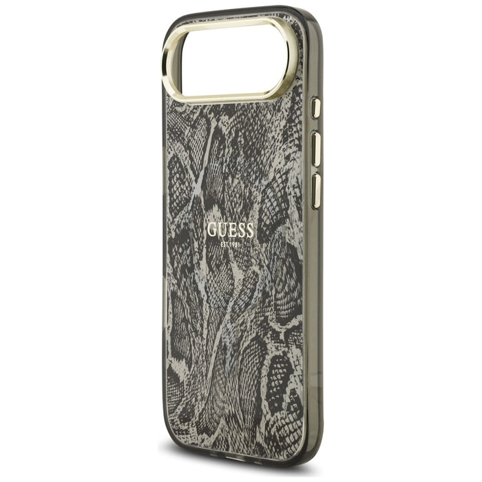 Guess Python Pattern MagSafe Case for iPhone Air - Black