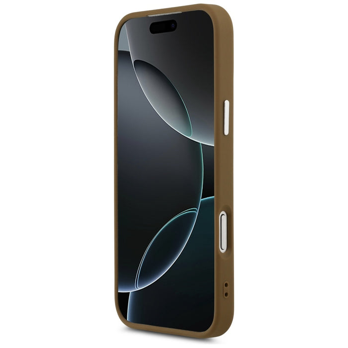 Guess Triangle Logo MagSafe case for iPhone 17 Pro - brown