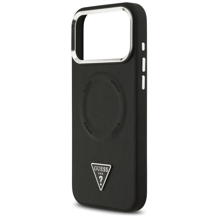 Guess Triangle Logo MagSafe Case for iPhone 17 Pro Max - Black