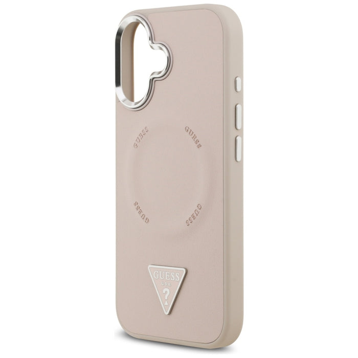 Guess Triangle Logo MagSafe case for iPhone 17 - pink