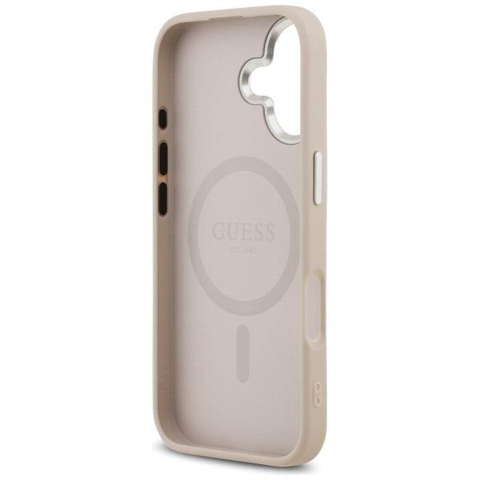 Guess Triangle Logo MagSafe case for iPhone 17 - pink