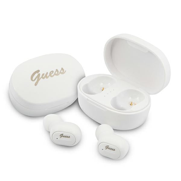 Guess Bluetooth Wireless Headphones GUTWST30WHTWS + Docking Station - White
