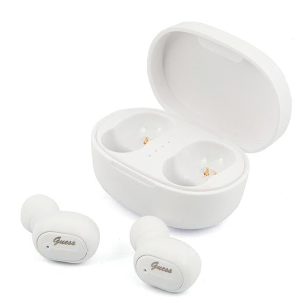 Guess Bluetooth Wireless Headphones GUTWST30WHTWS + Docking Station - White