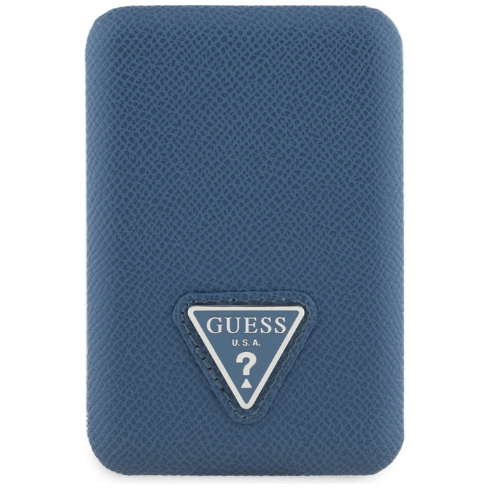Guess Grained Triangle Powerbank with MagSafe 5000mAh 15W USB-C - blue