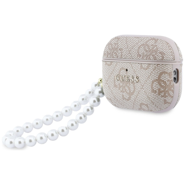 Guess 4G Pearl Strap Case for AirPods Pro 3 - Pink