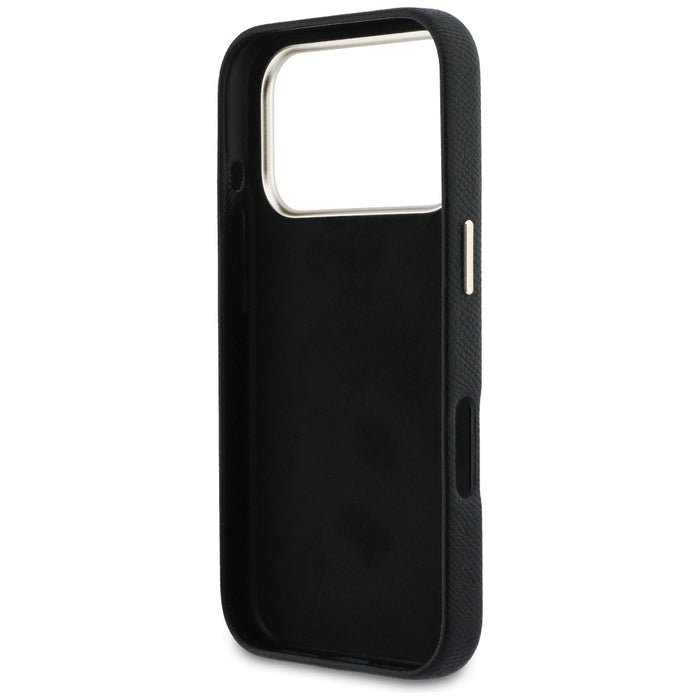 Guess FW Resin Logo Case for iPhone 17 Pro - Black