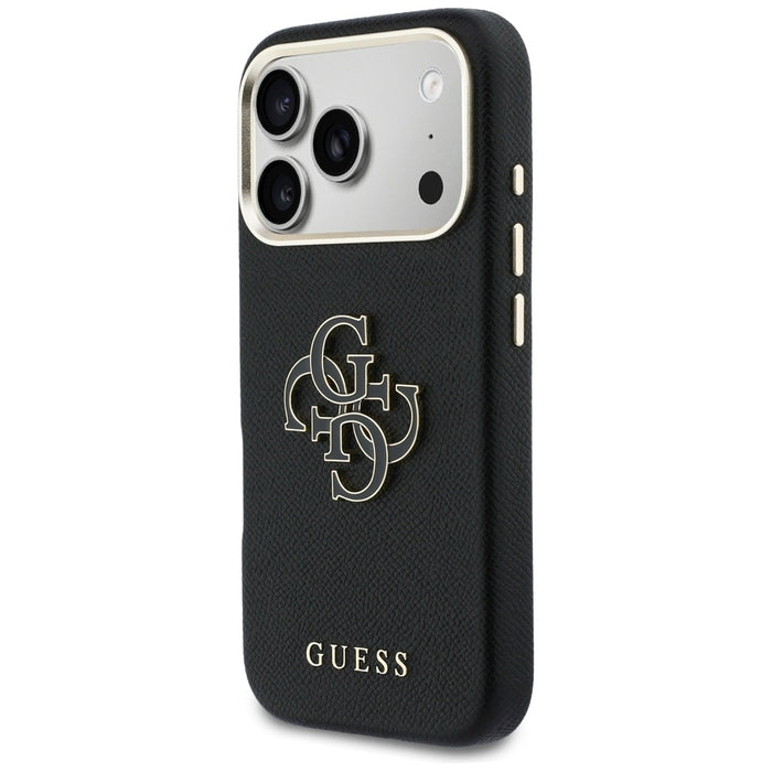 Guess FW Resin Logo Case for iPhone 17 Pro Max - Black