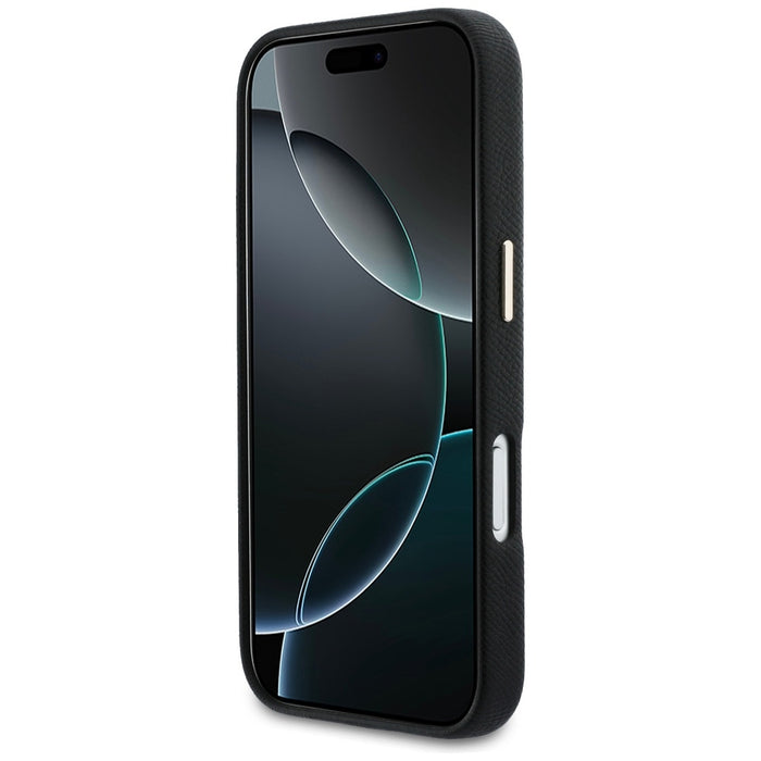 Guess FW Resin Logo Case for iPhone 17 Pro Max - Black