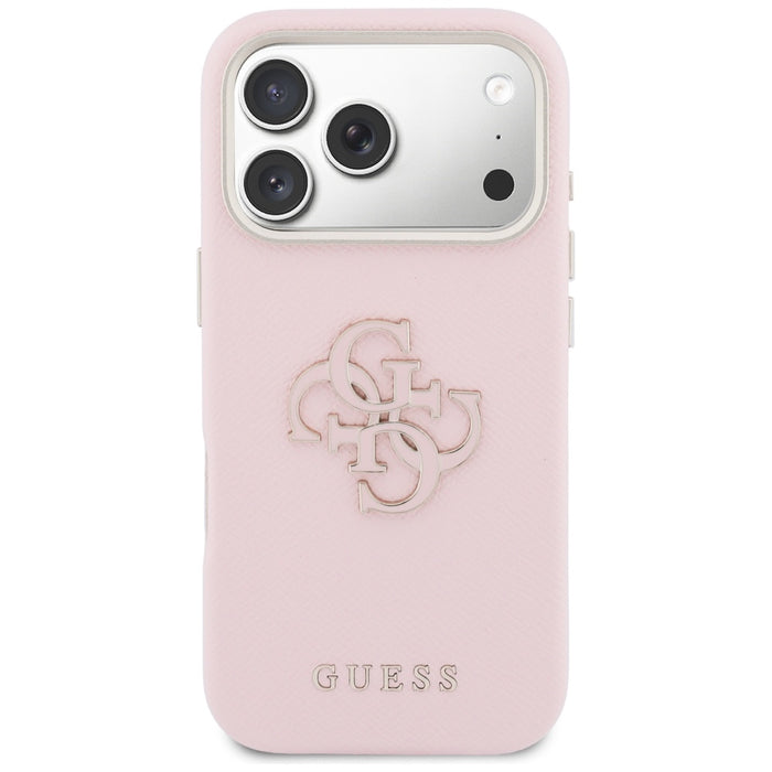 Guess FW Resin Logo Case for iPhone 17 Pro - Pink