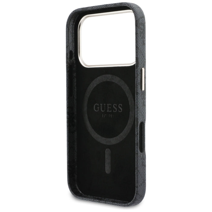 Guess 4G Script MagSafe case for iPhone 17 Pro - black