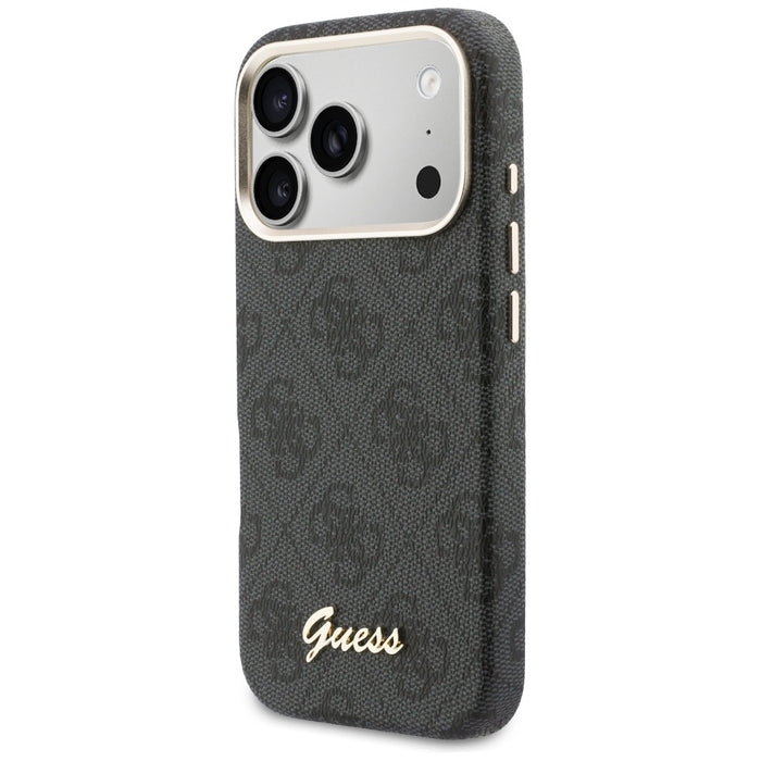Guess 4G Script MagSafe case for iPhone 17 Pro - black