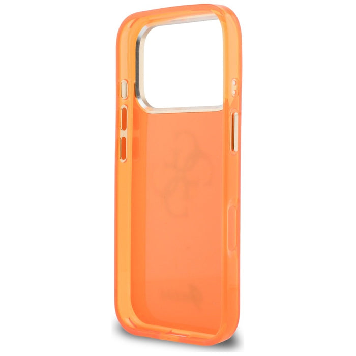 Guess IML 4G Script Metal Case for iPhone 17 Pro Max - Orange