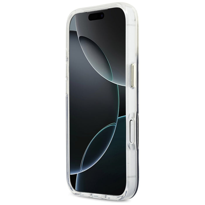 Guess IML Gradient Script Metal MagSafe Case for iPhone 17 Pro Max - Black