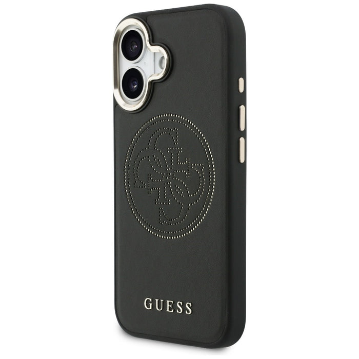 Guess Perforated 4G MagSafe case for iPhone 17 - black