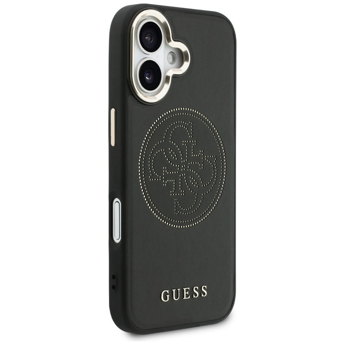 Guess Perforated 4G MagSafe case for iPhone 17 - black