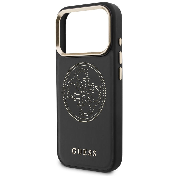 Guess Perforated 4G MagSafe case for iPhone 17 Pro - black
