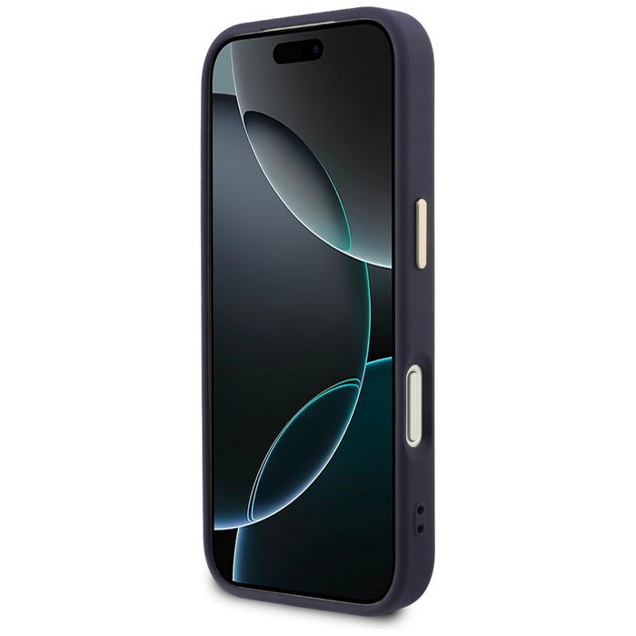 Guess Perforated 4G MagSafe case for iPhone 17 Pro Max - blue