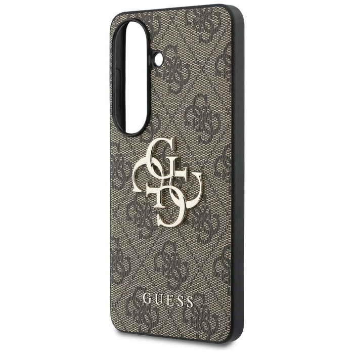 Guess 4G Big Metal Logo Case for Samsung Galaxy S26 Plus - Brown