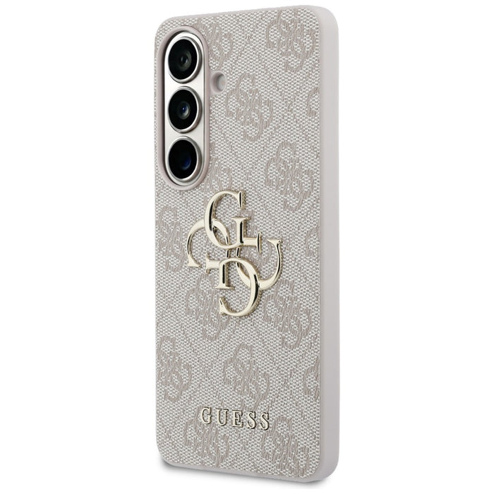 Guess 4G Big Metal Logo Case for Samsung Galaxy S26 Plus - Pink