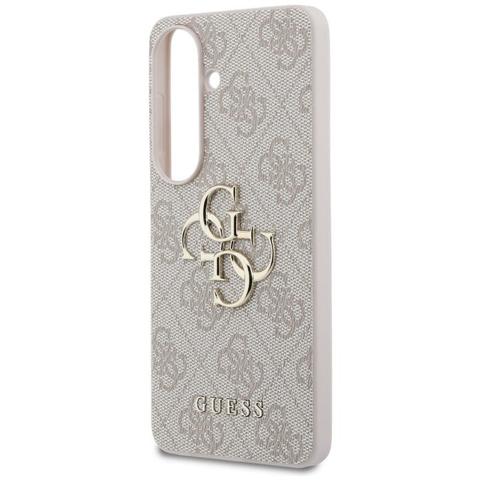 Guess 4G Big Metal Logo Case for Samsung Galaxy S26 Plus - Pink