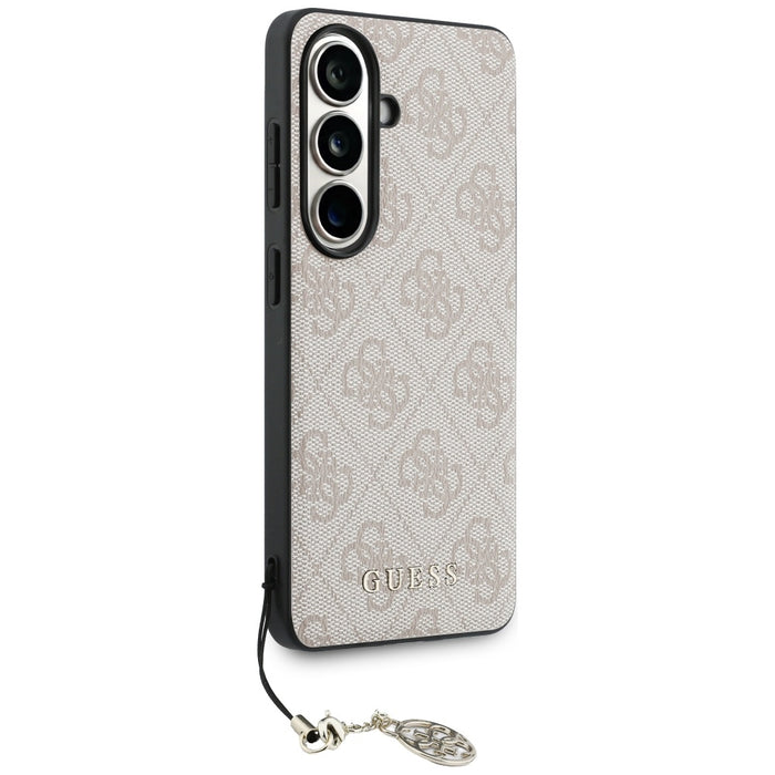 Guess 4G Classic Logo Charm MagSafe Case for Samsung Galaxy S26 - Pink