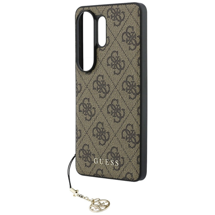 Guess 4G Classic Logo Charm MagSafe Case for Samsung Galaxy S26 Ultra - Brown