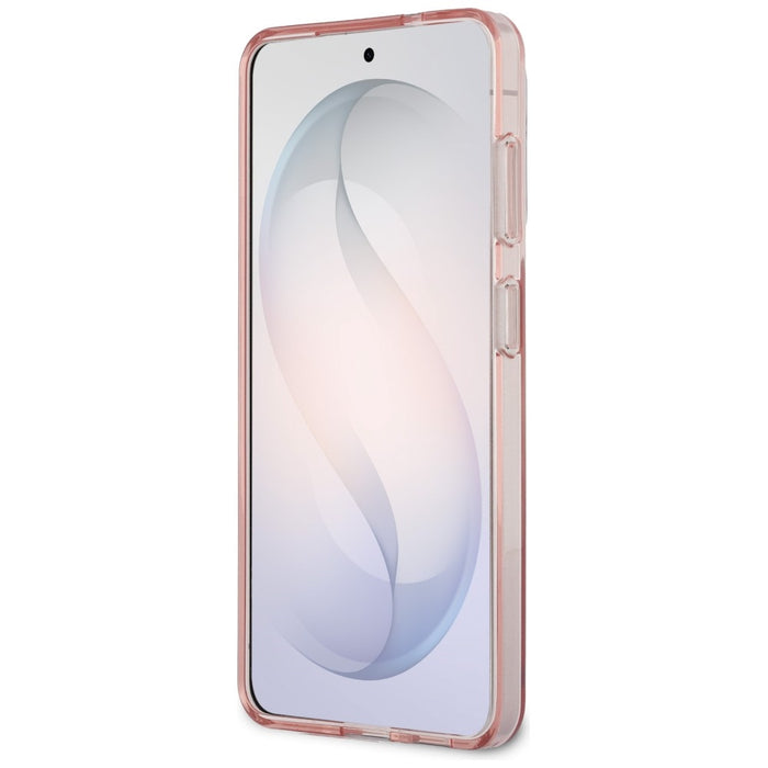 Guess IML Gradient Triangle MagSafe Case for Samsung Galaxy S26 - Pink