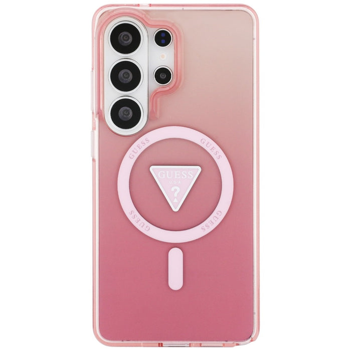 Guess IML Gradient Triangle MagSafe Case for Samsung Galaxy S26 Ultra - Pink