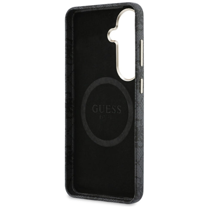 Guess 4G Script MagSafe Case for Samsung Galaxy S26 - Black