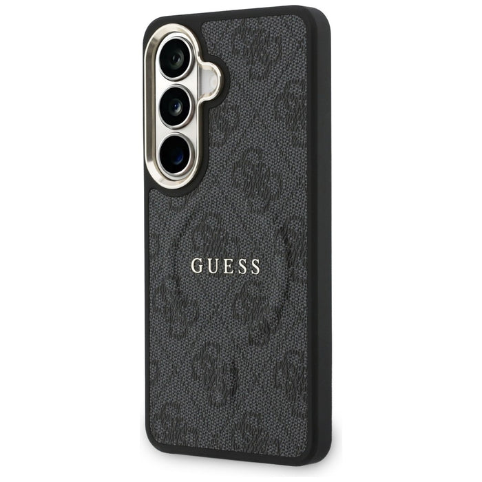 Guess 4G Embossed Ring MagSafe case for Samsung Galaxy S26 - black