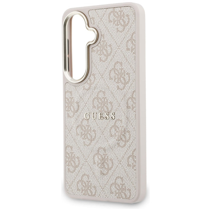 Guess 4G Embossed Ring MagSafe Case for Samsung Galaxy S26 - Pink
