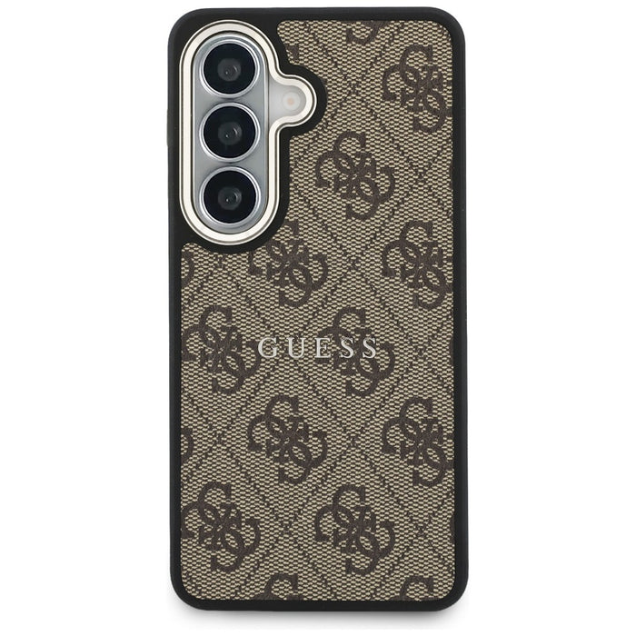 Guess 4G Embossed Ring MagSafe case for Samsung Galaxy S26 - brown