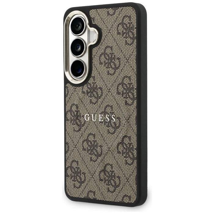 Guess 4G Embossed Ring MagSafe case for Samsung Galaxy S26 - brown