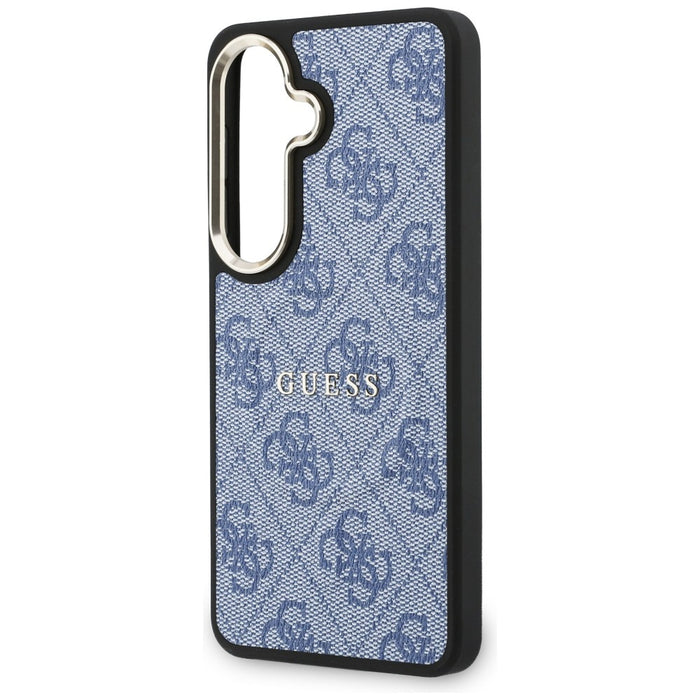 Guess 4G Embossed Ring MagSafe case for Samsung Galaxy S26 - blue