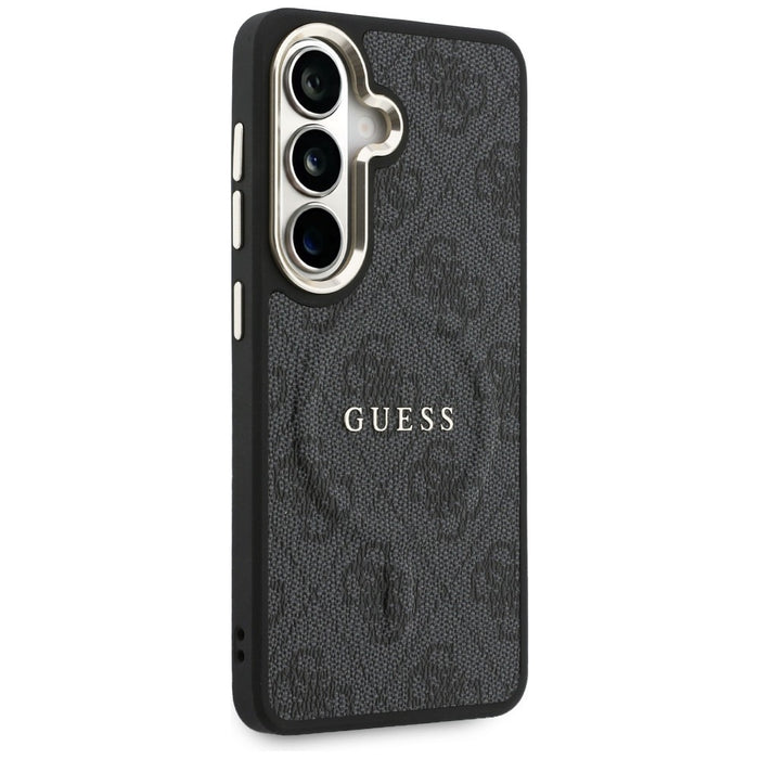 Guess 4G Embossed Ring MagSafe case for Samsung Galaxy S26+ - black