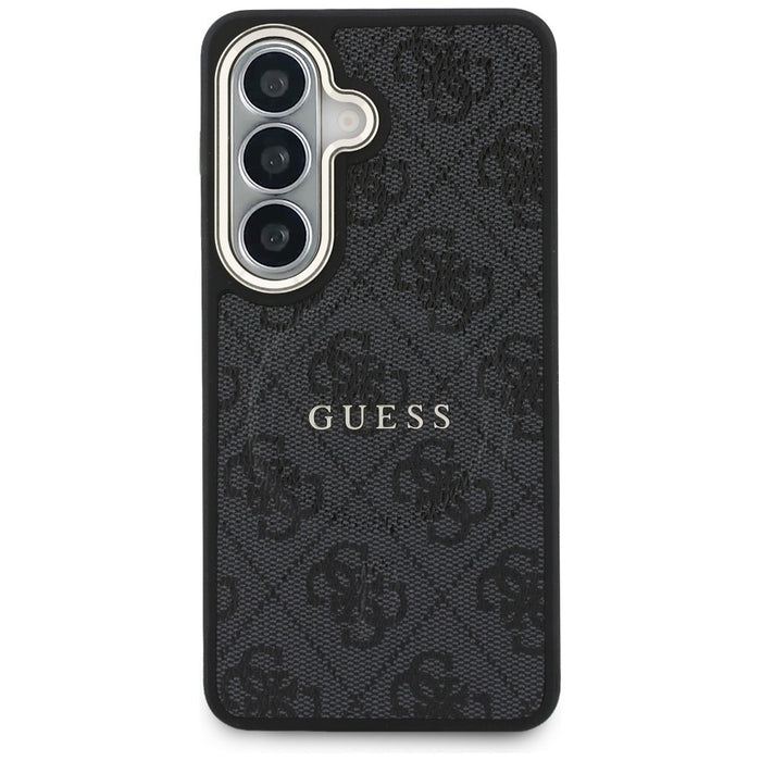 Guess 4G Embossed Ring MagSafe case for Samsung Galaxy S26+ - black