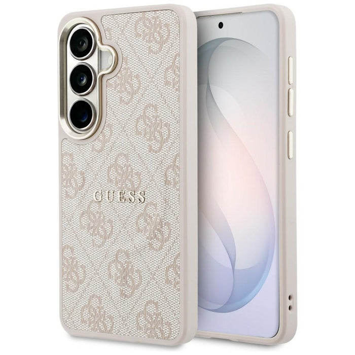 Guess 4G Embossed Ring MagSafe Case for Samsung Galaxy S26+ - Pink