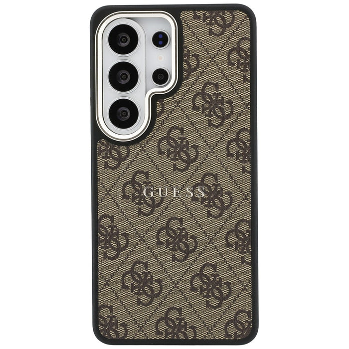Guess 4G Embossed Ring MagSafe case for Samsung Galaxy S26 Ultra - brown